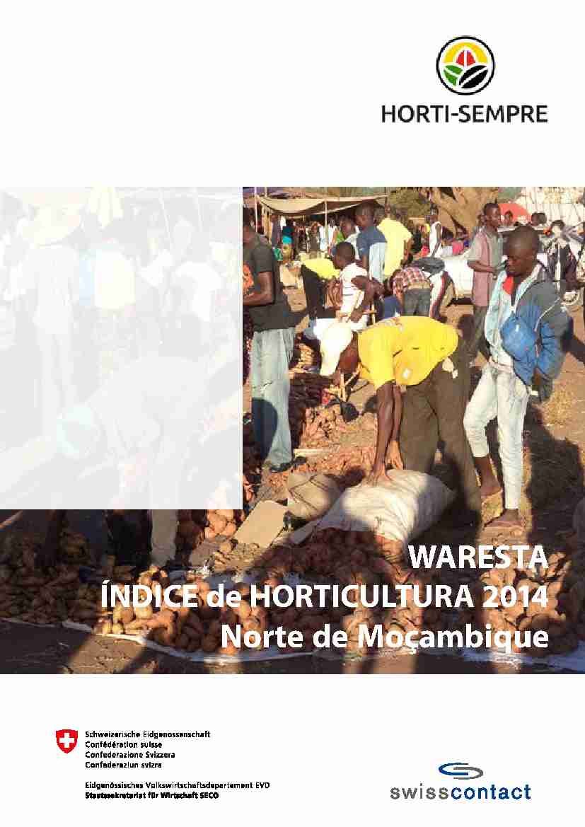 HORTICULTURE WARESTA INDEX 2014 PT